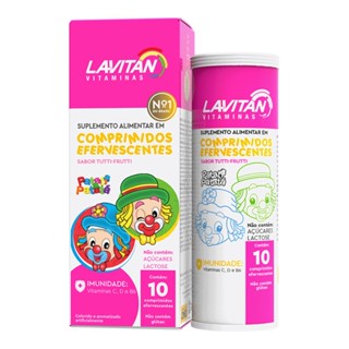 Multivitamínico Lavitan Infantil Tutti Frutti Efervecente