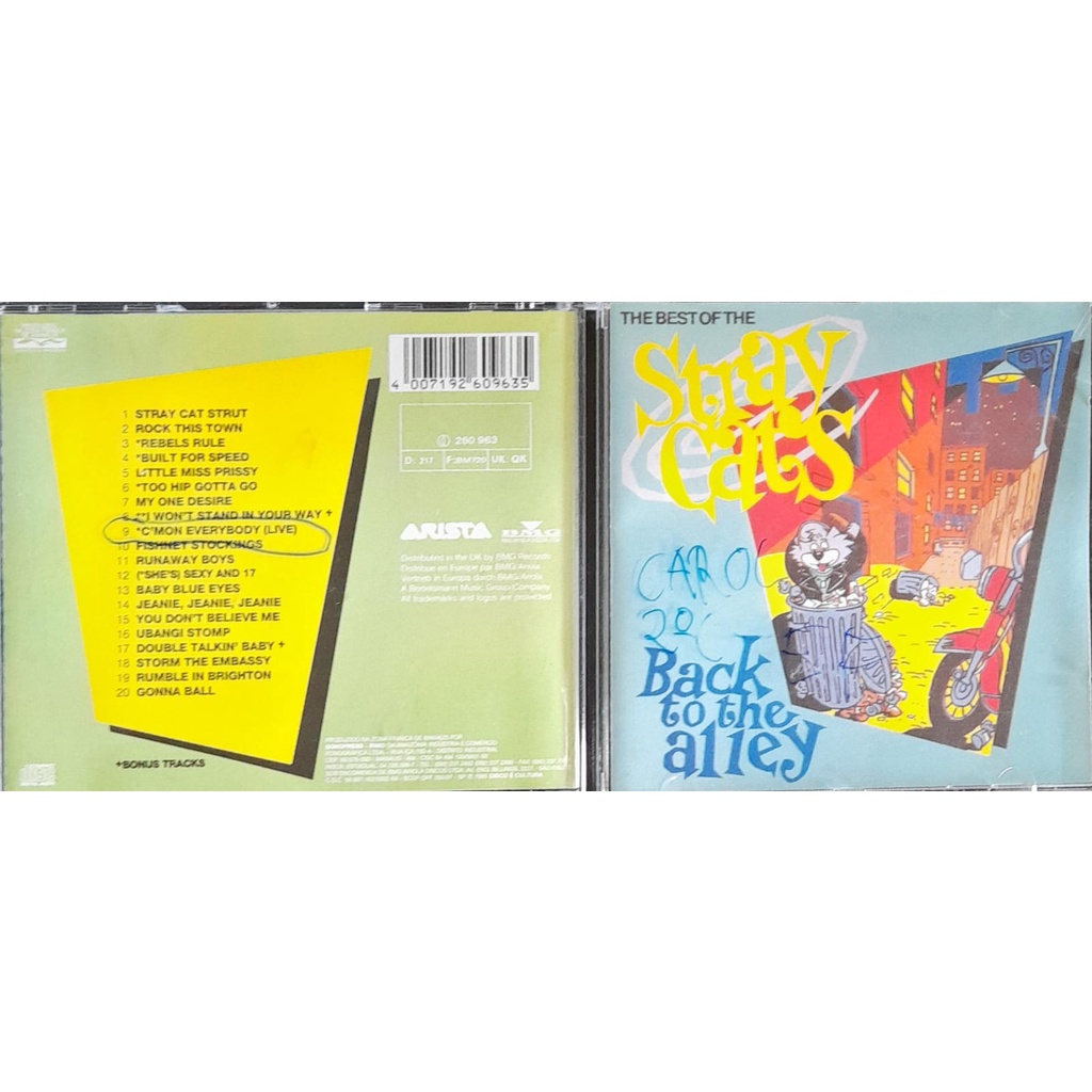 Cd The Best Of The Stray Cats — R$ 30,00 em Shopee
