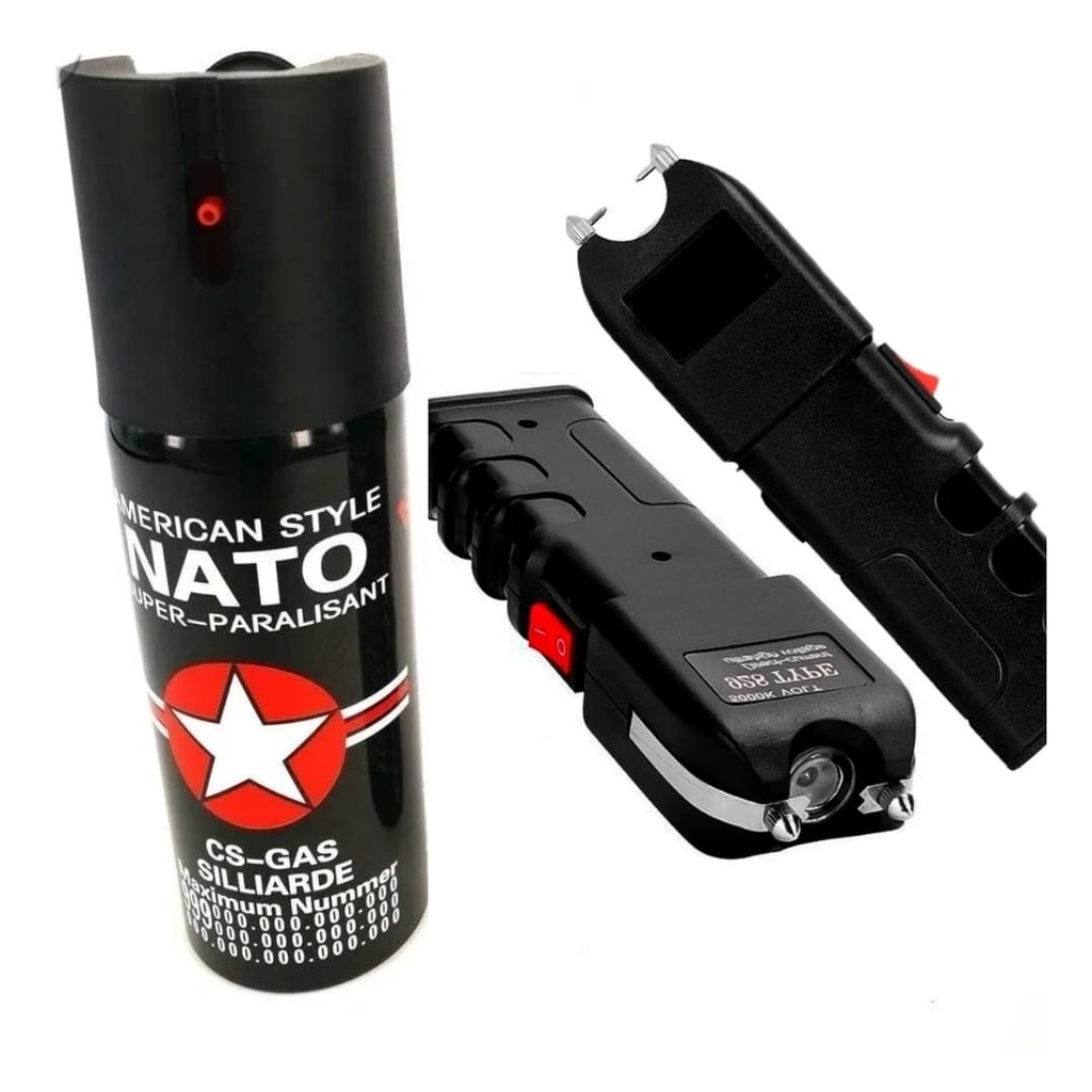 Kit Spray De Pimenta Extra Forte + Dz928 Para Defesa Imobilizante 60ml