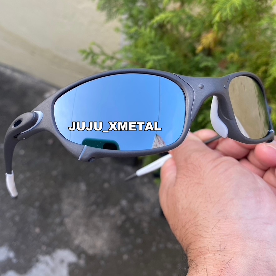 Óculos de Sol Juliet Carbon 24k Lente Black - kit Preto - Escorrega o Preço