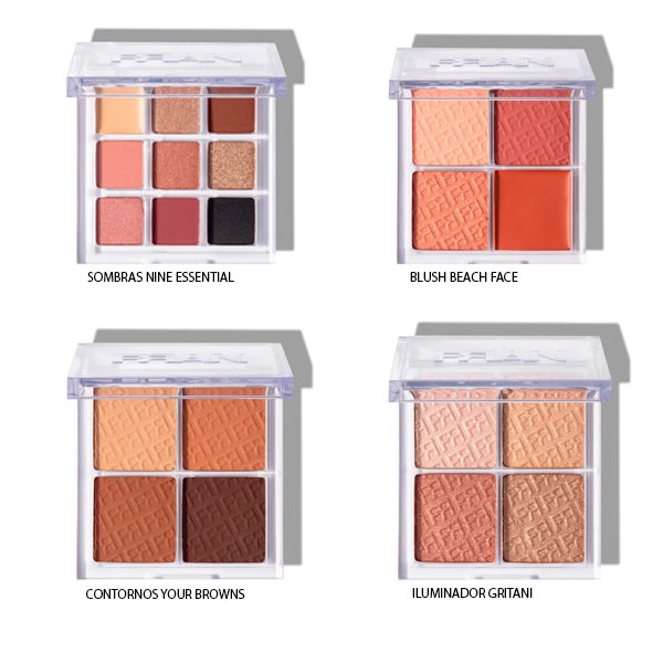 Paleta Sombra Contorno Blush Iluminador Franciny Ehlke em Oferta na Shopee