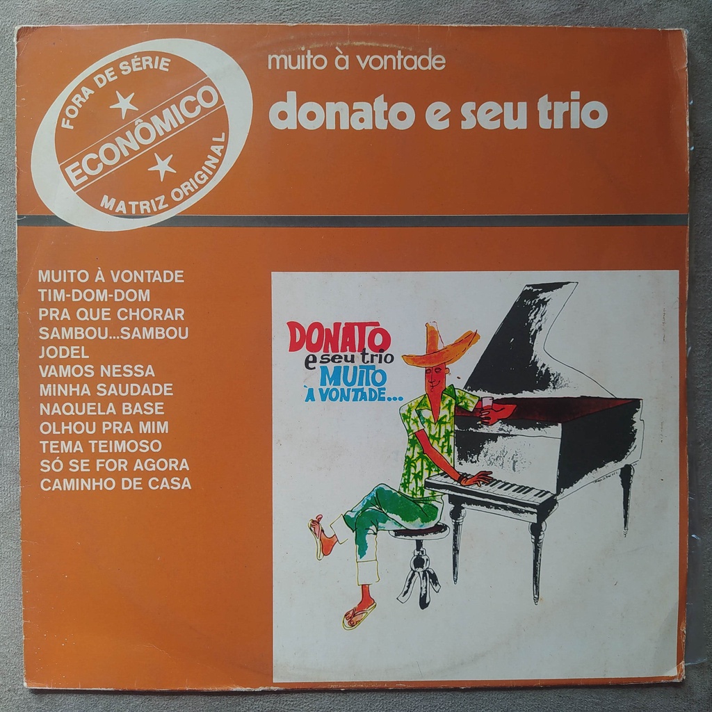 João Donato e seu Trio Muito a Vontade 1979 vinil