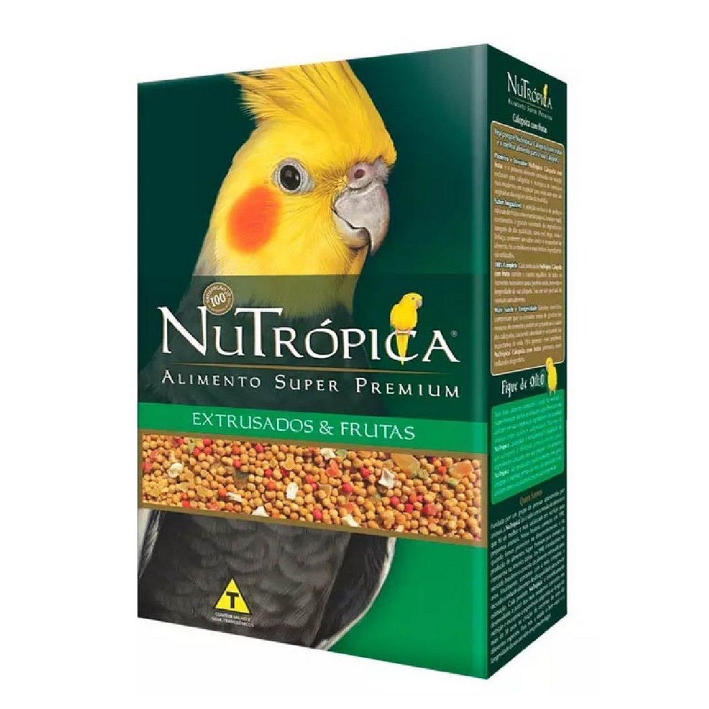Ração Calopsita Com Frutas 300g - Nutrópica em Oferta na Shopee