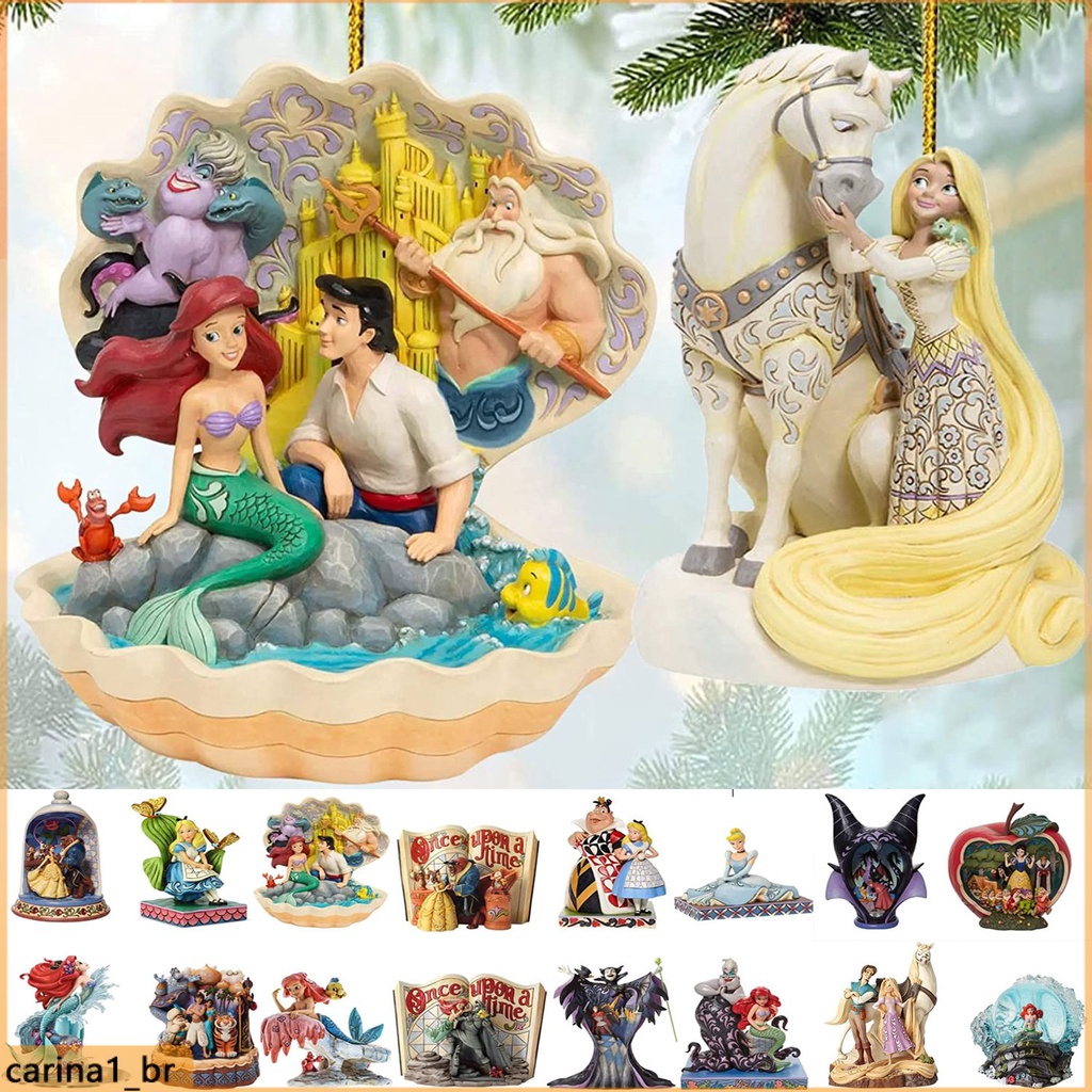Pingente de natal Decoração Da Árvore de Natal Ornamento de Suspensão da  Disney Princesa Dos Desenhos Animados Plana Festa de Natal Início Decoração  Navidad () | Shopee Brasil