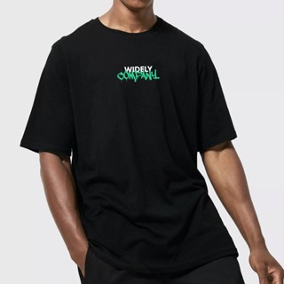 Camiseta Widely Company Oversized Streetwear Skate Rap Camisa Grafite