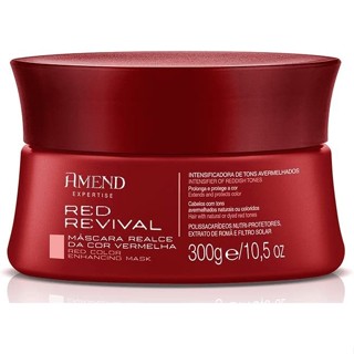 Máscara Realce da Cor Vermelha Red Revival Amend -300g