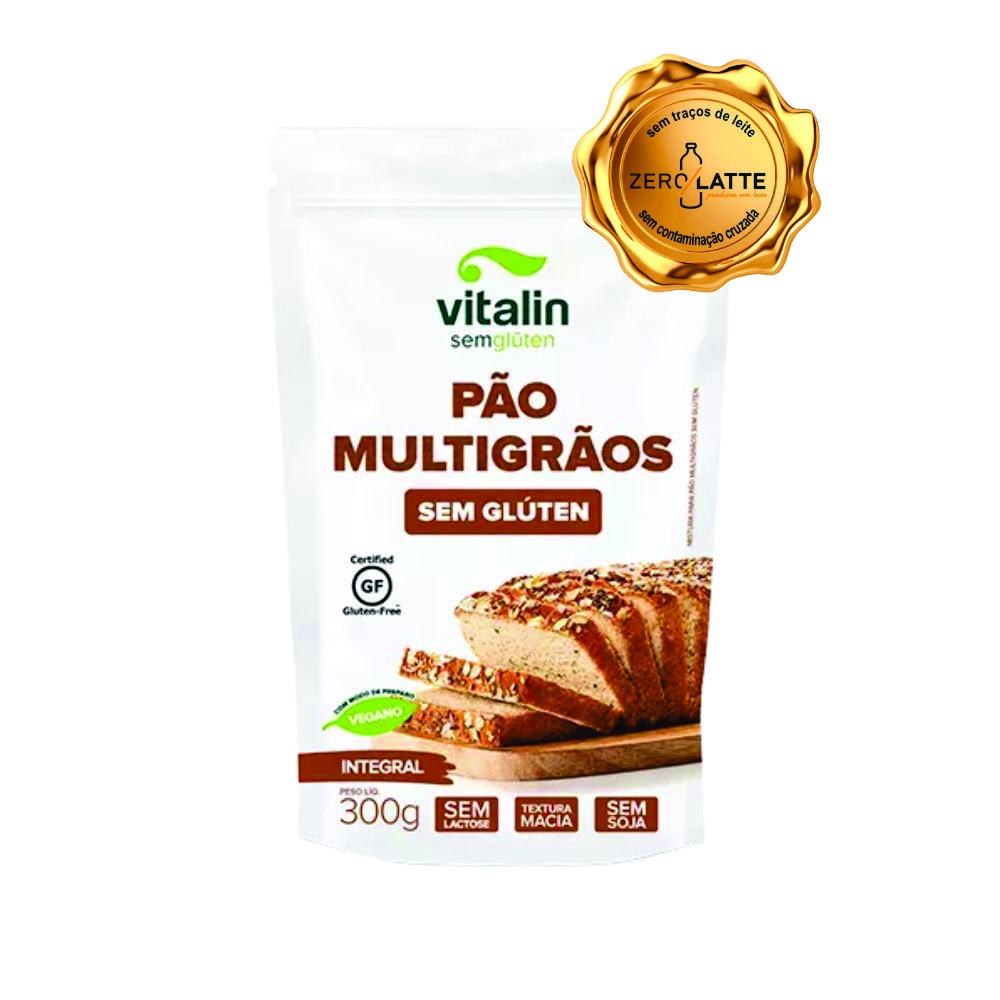 Mistura para Pão Multigrãos Integral Vitalin 300g