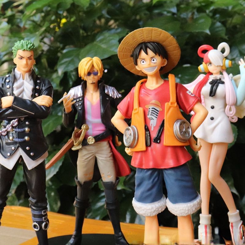 DXF One Piece Action Figure Edição Theatrical Macaco Vermelho D Luffy Sanji  Roronoa Zoro Uta - Escorrega o Preço