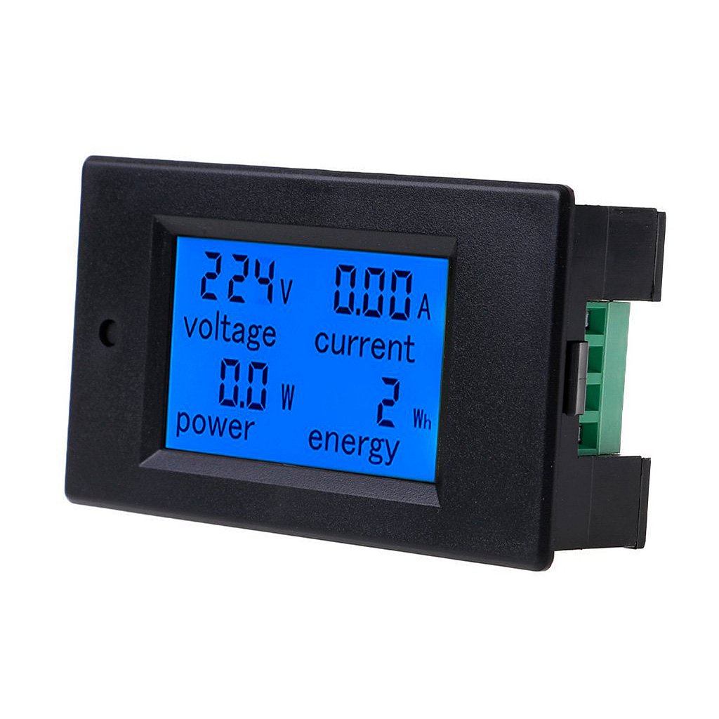 Voltímetro Amperímetro e Wattímetro AC 80~260V 100A