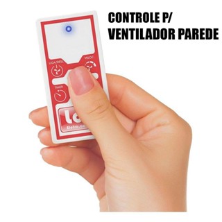Controle Remoto Wireless P/ Ventilador De Parede + Receptor