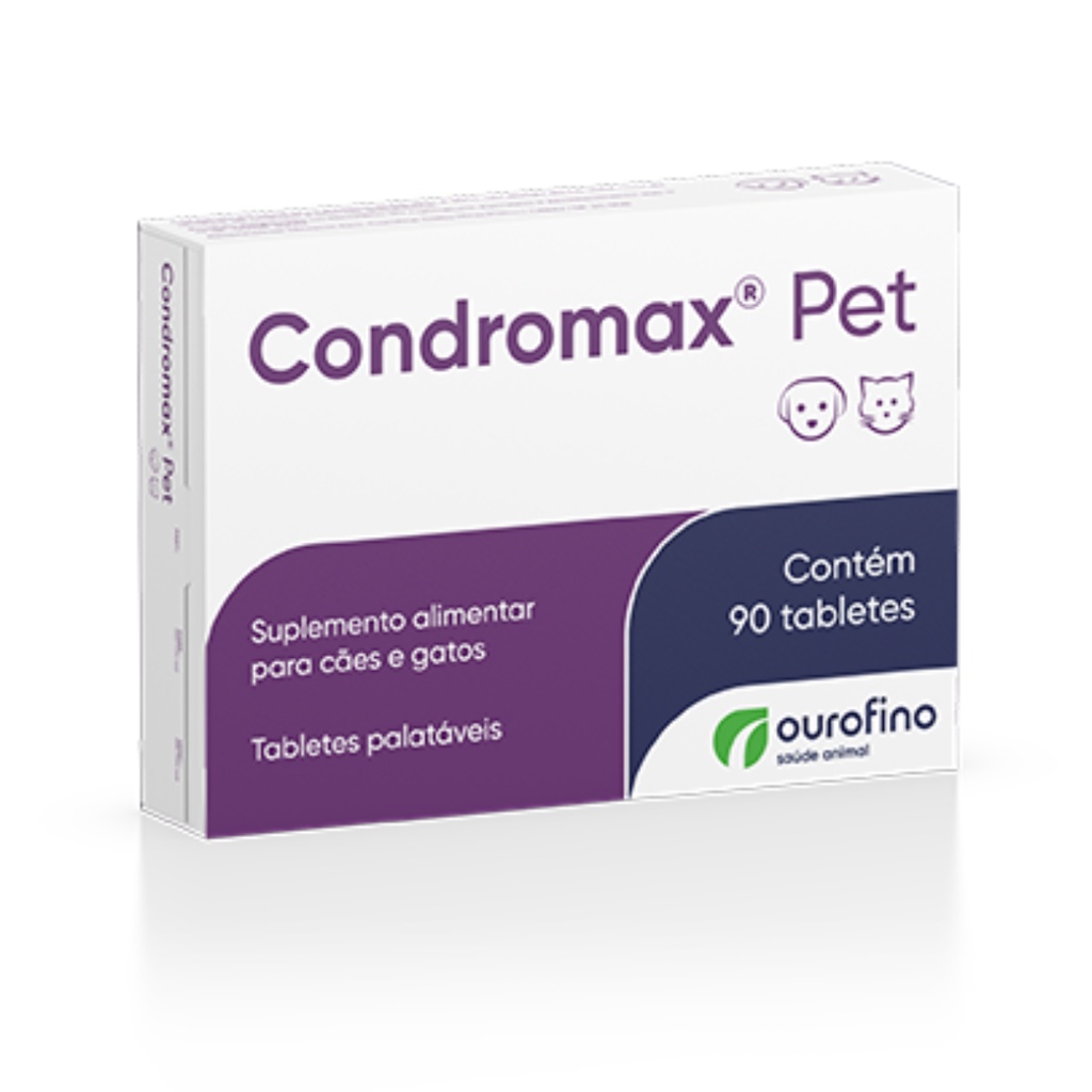 Suplemento Alimentar Ourofino Condromax Pet 90 Tabletes