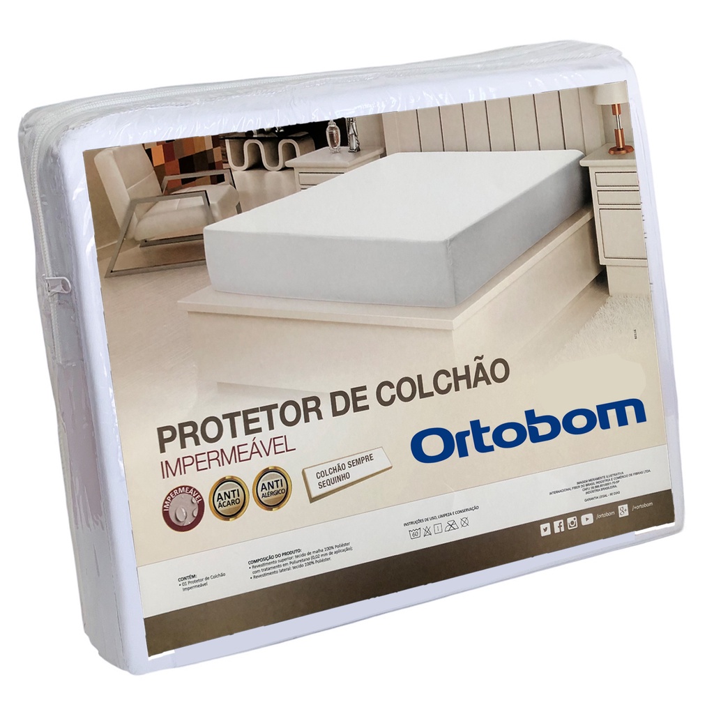 Protetor Impermeável De Colchão King Ortobom Antialérgico