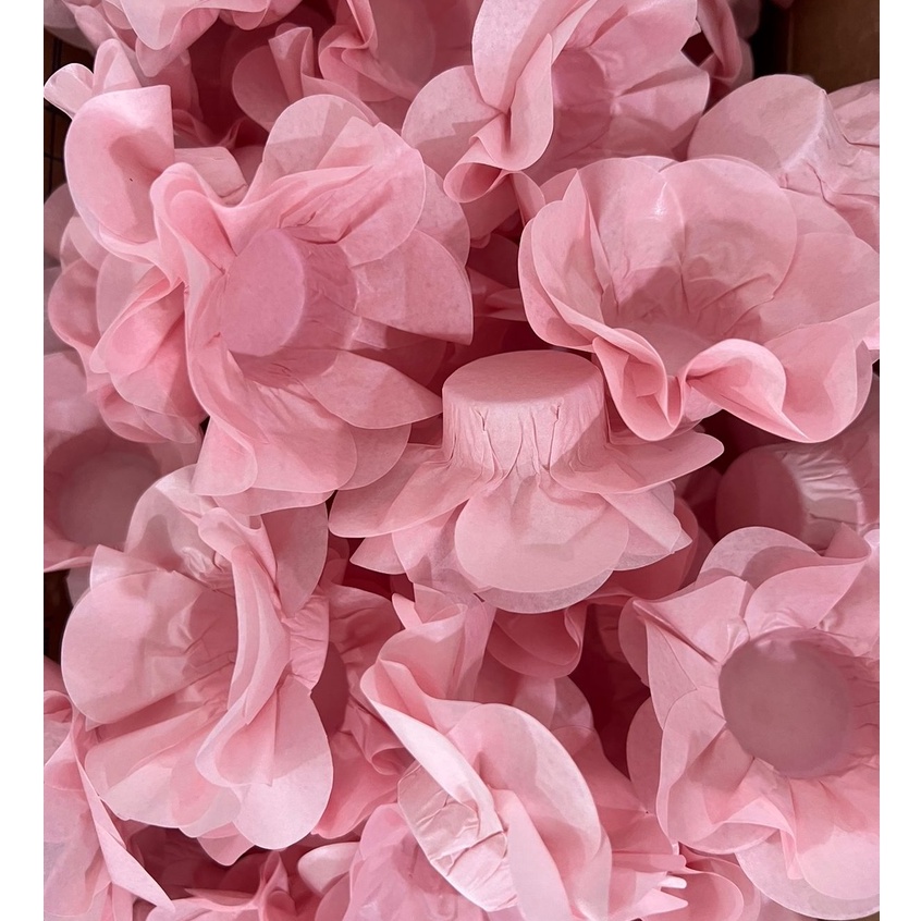 400 Forminhas Para Doces Fino Flor Camélia 3 Camadas Festa em Oferta na Shopee