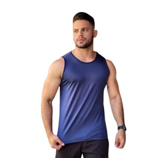 Camisa Regata Masculina Dry Fit Furadinha Malha Fria