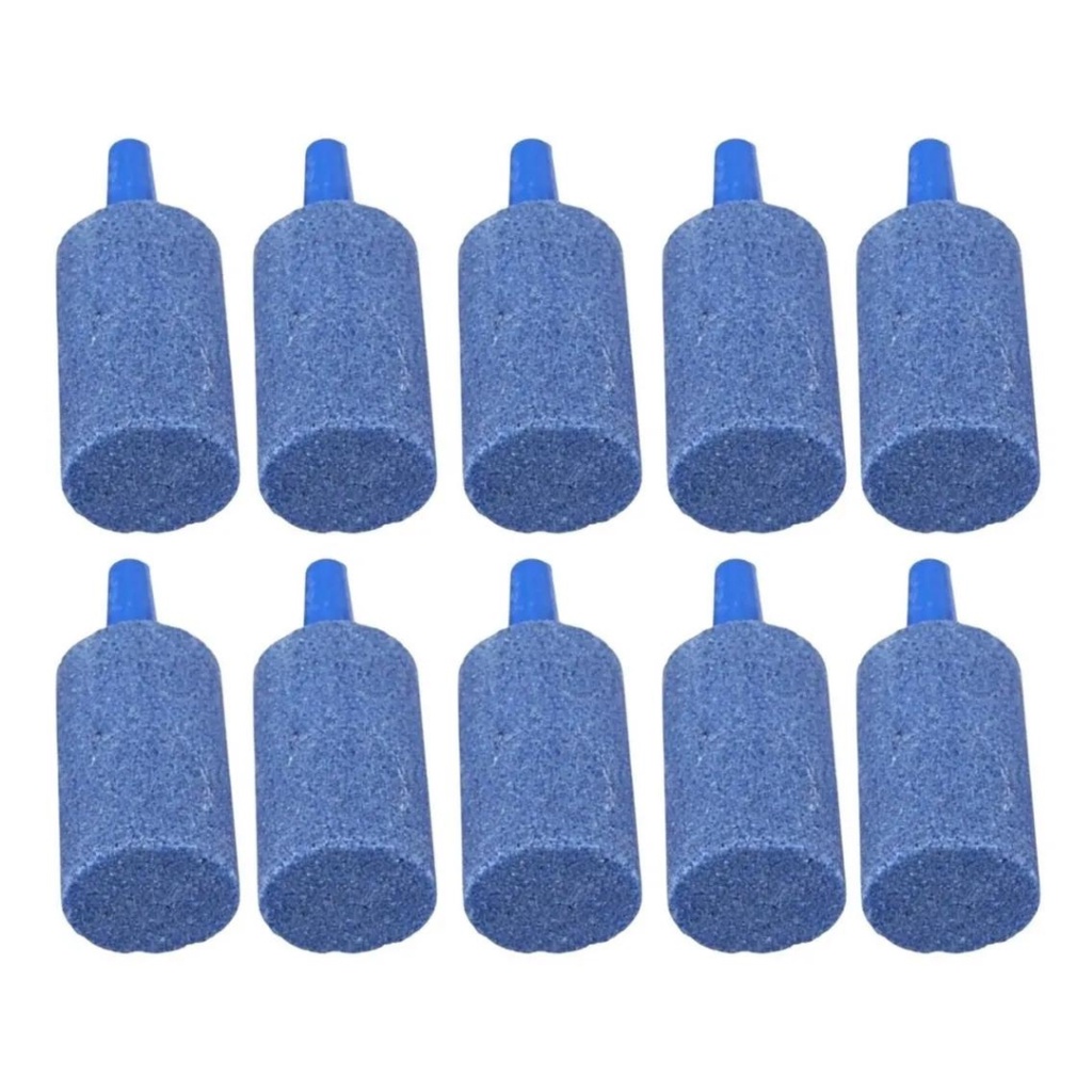Kit 10x Pedra Porosa Aleas Jeneca Para Compressor De Ar Oxigenação Para Aquario