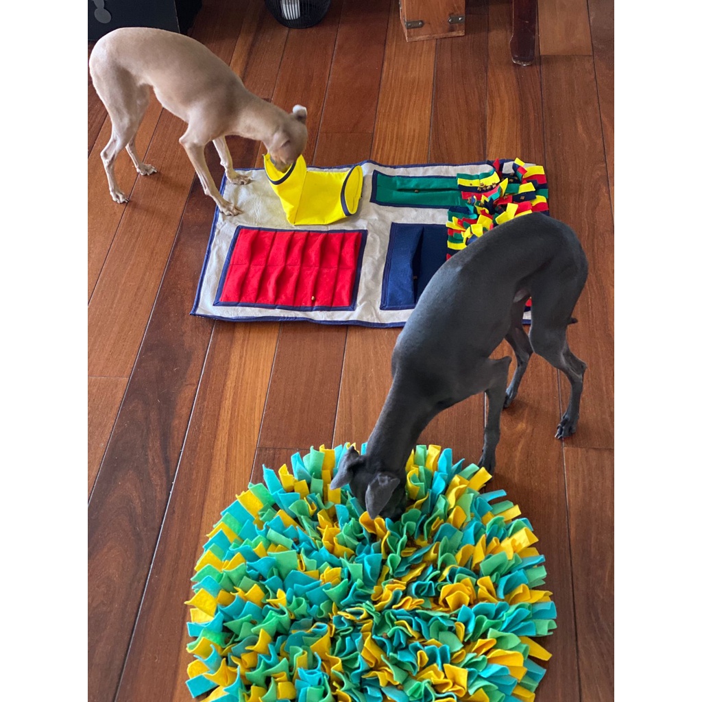 Kit Brinquedos para Cães Gato Pet Tapetes Interativo de Atividade Enriquecimento Ambiental Cachorro
