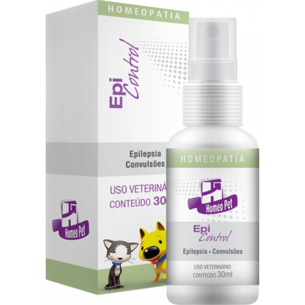Epi Control Epilepsia E Convulsão Cães E Gatos 30ml Homeopet em Oferta na Shopee