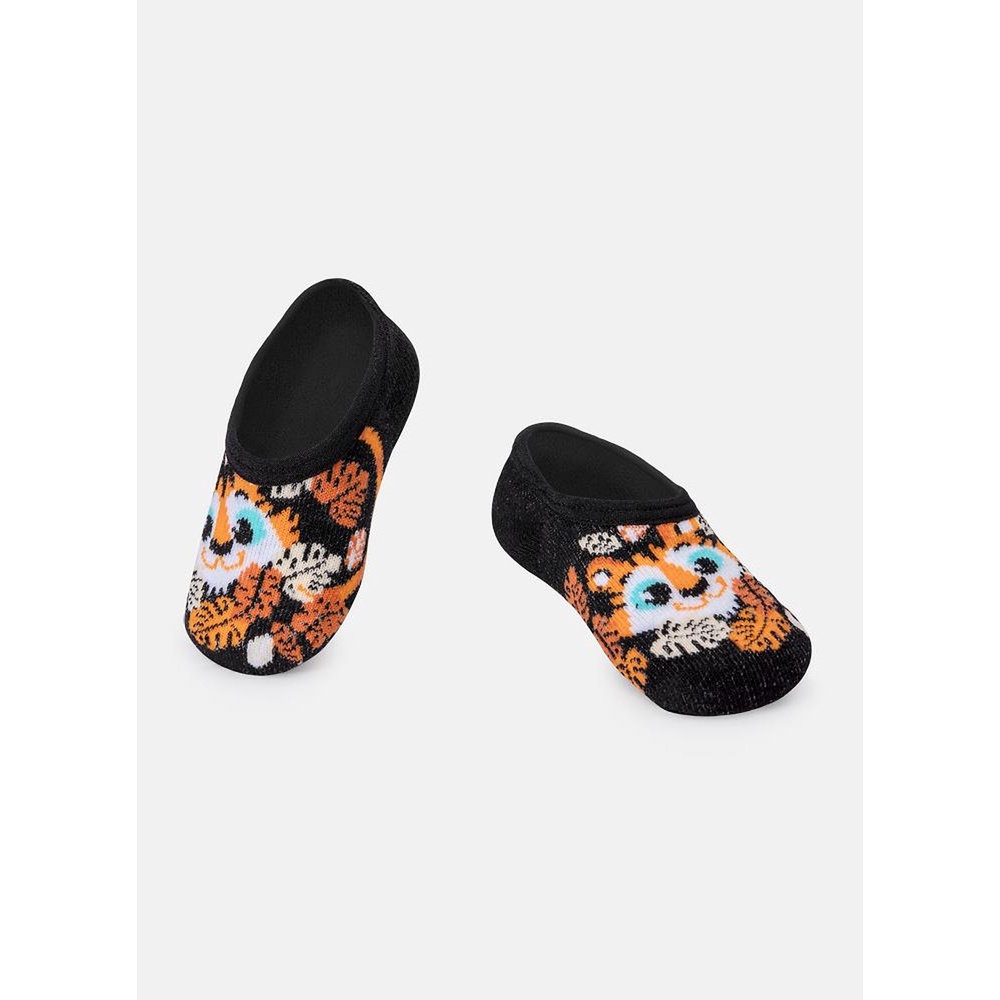 Meia Sapatilha Bebê Menino Tigre - Puket em Oferta na Shopee