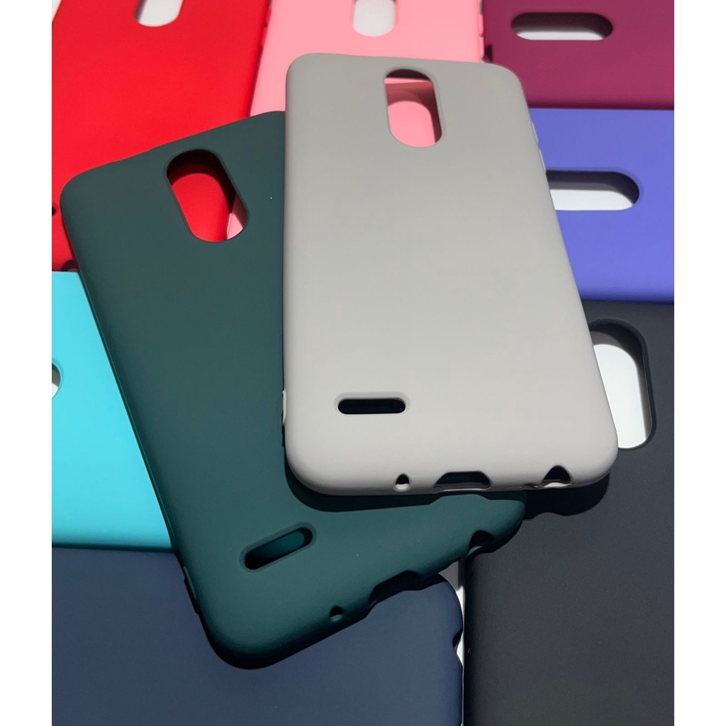 Capa para LG K8 / LG K9 Silicone com Proteção de Câmera Interior Aveludado Macia TPU Premium