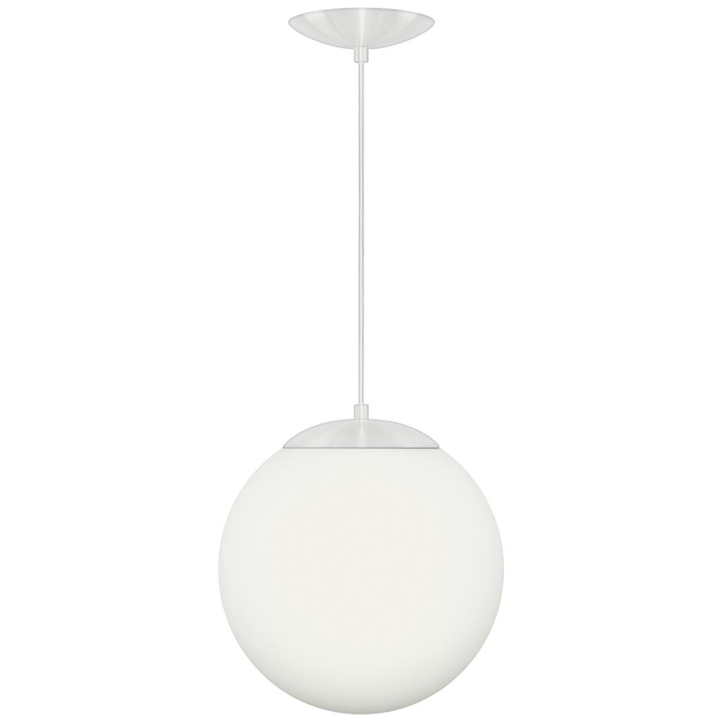 Lustre Pendente Orby Bola Globo Grande 23 cm Branco em Oferta na Shopee