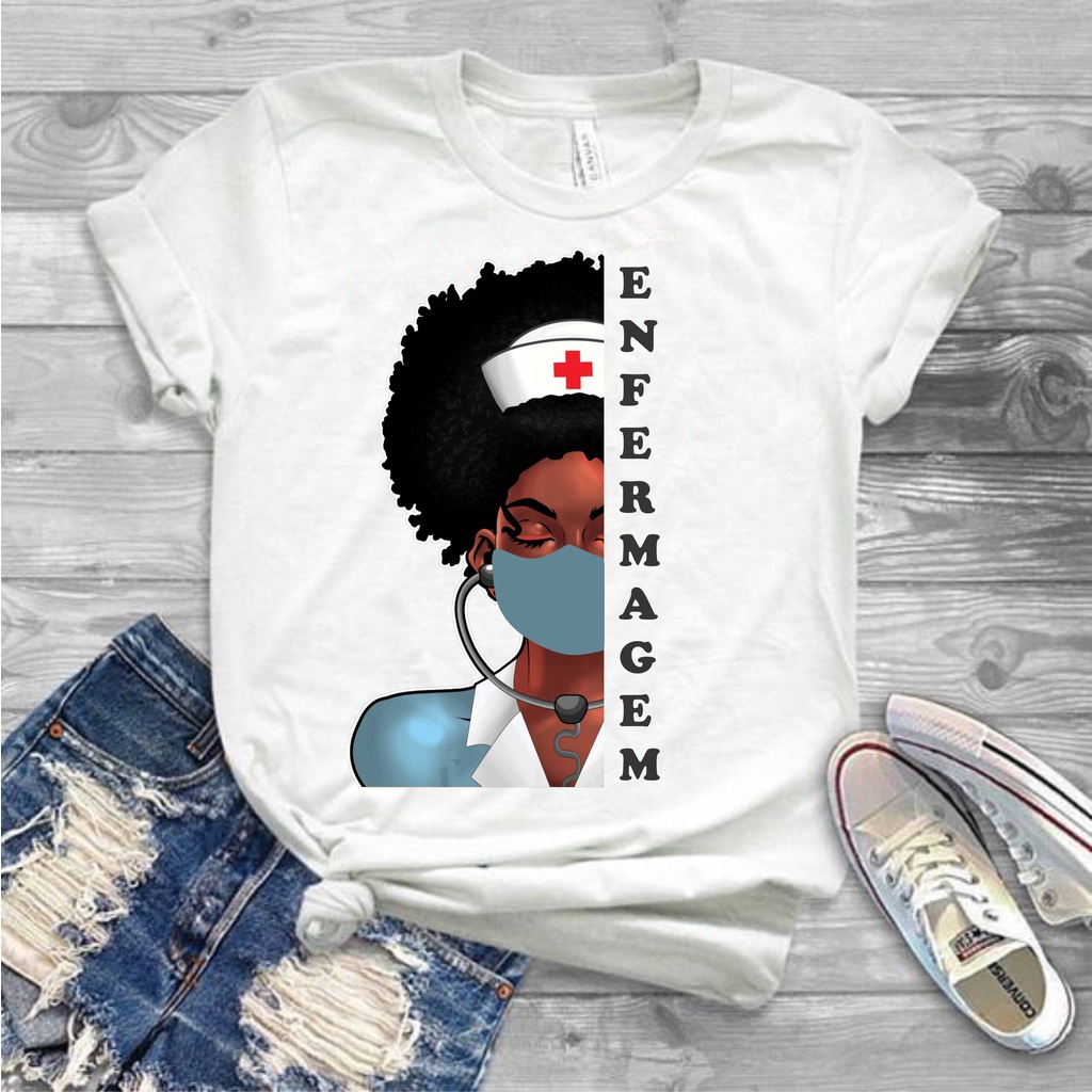 Camisa enfermagem 10 em Oferta na Shopee