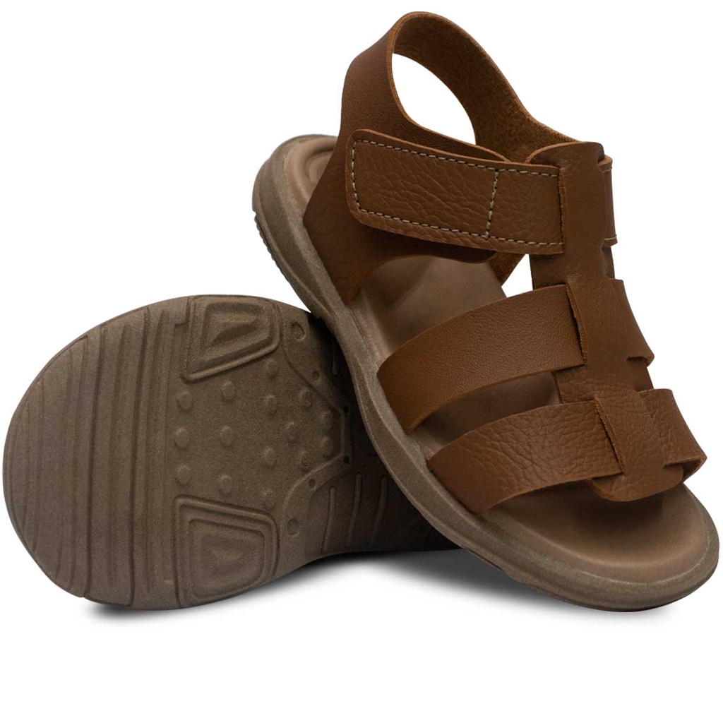 Papete Infantil Menino N° 22 Ao 27 Sandália Franciscana Casual Calce Fácil 15.05I