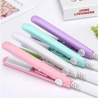 Mini Chapinha Prancha De Cabelo Portátil Com Case Transporte Bivolt Estojo