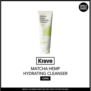 KRAVE BEAUTY Matcha Hemp Hydrating Cleanser 120ml [ Desmaquilhante Hidratante de Cânhamo Matcha ]