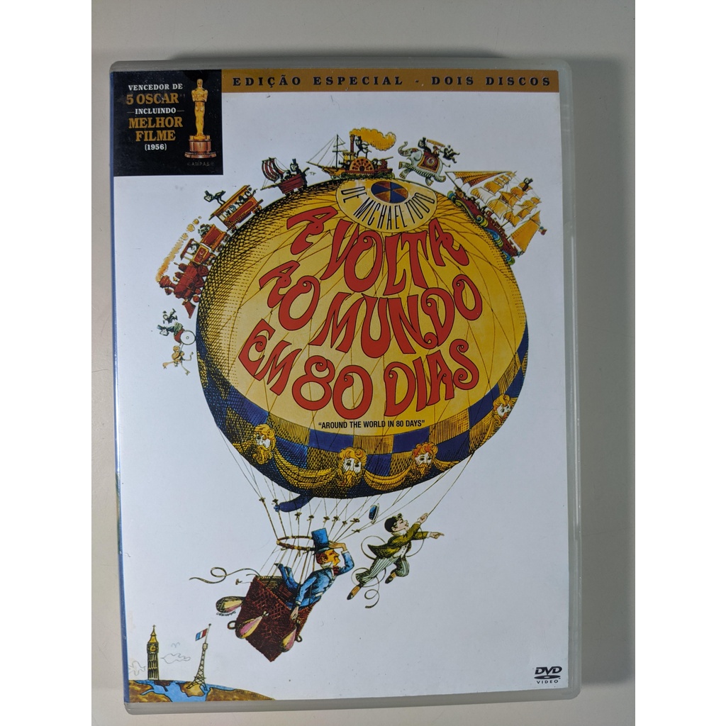 DVD A volta ao mundo em 80 dias edição especial 2 Discos