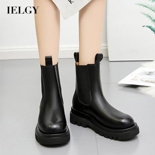 IELGY Estilo Britânico Combina Com Tudo Moda chelsea Botas Femininas