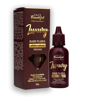Base Fluída Efeito Natural Sem Parabenos LINHA LUXURY