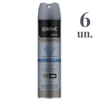 Kit Desodorante Aero Above 150ml Men Elements Hurricane C/6