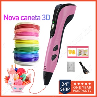 Caneta com Impressão 3D e Tela LCD Para Crianças em Oferta na Shopee