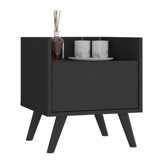 Gabinete Armário Banheiro 40 cm com Pés Retrô Multimóveis MP5037 Preto em Oferta na Shopee