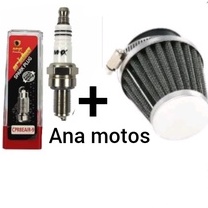 Vela Ignição Iridium  Titan150-160/fan150-160/nxr150-160 + filtro ar esportivo competição