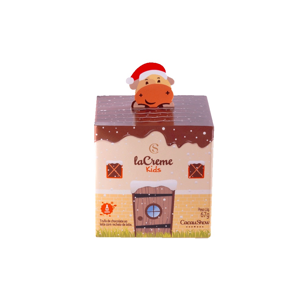 Mini Cubo Natal laCreme Kids 67g Cacau Show