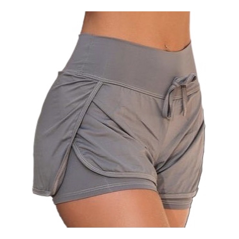 short bermuda Fitness Feminina saia tapa bumbum Academia treino caminhada