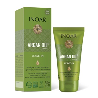 Inoar Argan Oil System - Leave-In 50g em Oferta na Shopee