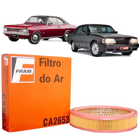 Filtro de ar motor Opala 1969 a 1989 Fram CA2653