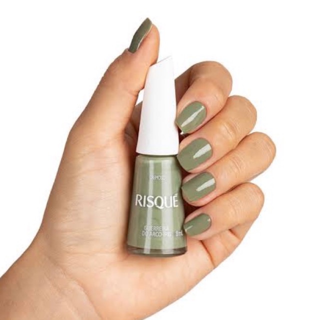 Esmalte Risqué Guerreira do Arco-Íris cremoso Hipoalergênico 8ml em Oferta na Shopee