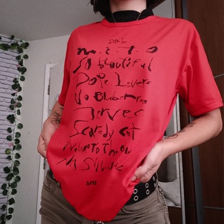 Camiseta Unissex DPR IAN 'Dream Perfect Regime' Christian Yu MITO | Krnb Aesthetics em Oferta na Shopee