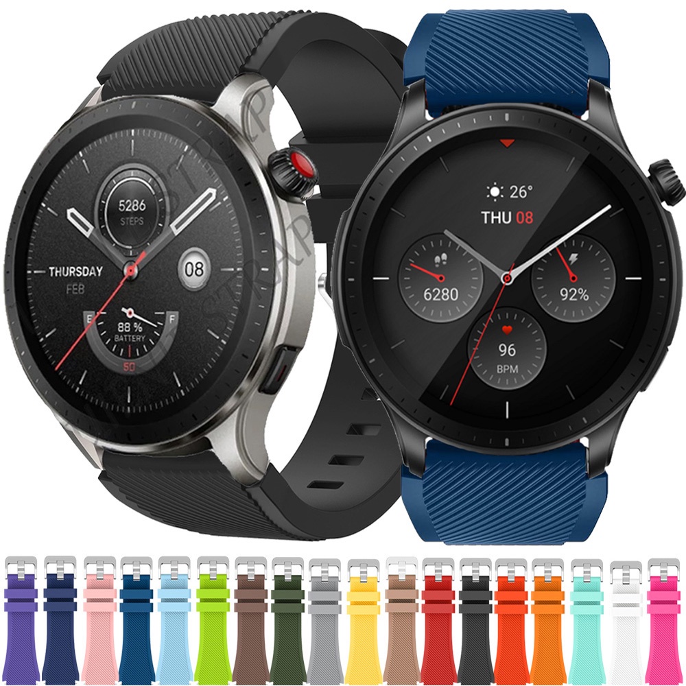 For Huami Amazfit GTR 4 3 2 2e Pace Strato GTS 4 3 2e Silicone