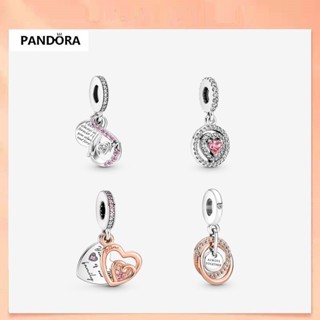 925 Amor Da Mãe De Prata Pingente De Pavimento Rosa Eterno Encanto Infinito