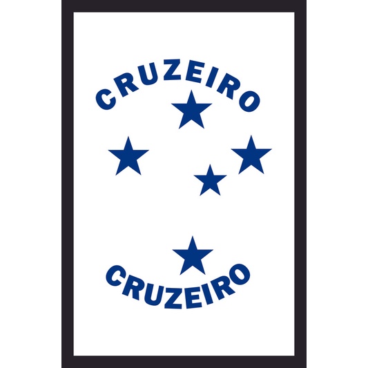 Placa Quadro Decorativo Cruzeiro Mafia Azul Zeiro maior de minas de MDF 6mm (Não empena com tempo) 20x28cm Impressão Direta 17