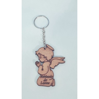 kit com 30 chaveiros em mdf anjinho Batizado em Oferta na Shopee