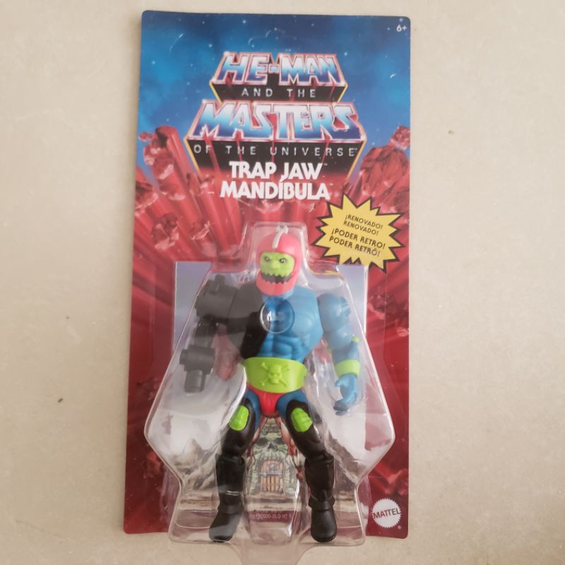 Figura Mandíbula (Trap Jaw) He-Man Master of the Universe (MOTU) Boneco de ação