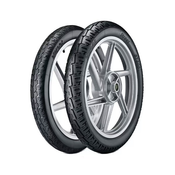 Par Pneu Vipal 60/100-17 e 80/100-14 ST300 Honda Biz 100 125 Pop 100 110i Jet50 em Oferta na Shopee