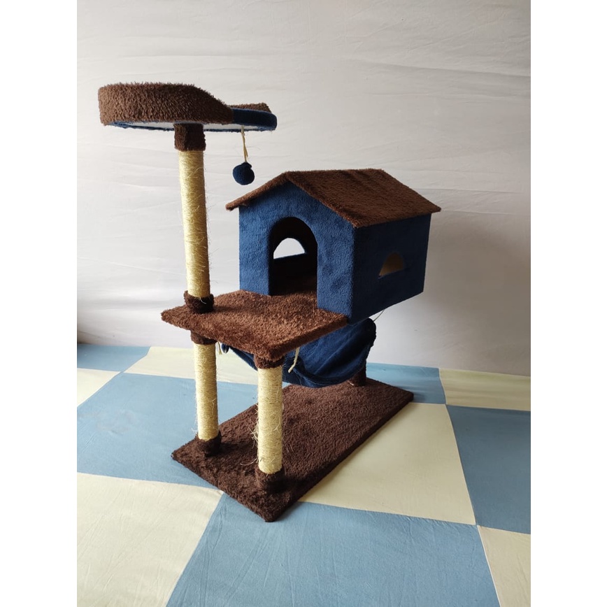 CASINHA PARA GATOS COM CAMA E REDE