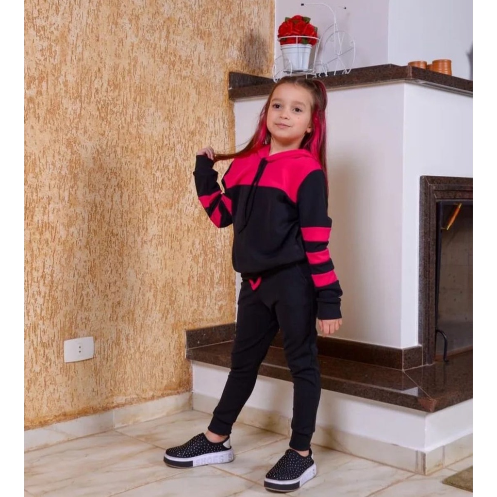 Conjunto Moletinho Malha Crepe Grosso  INFANTIL MODA  BLOGUERINHA