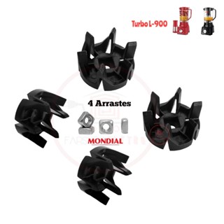 Arraste do Copo 4 Peças para Liquidificador Mondial L900 Turbo